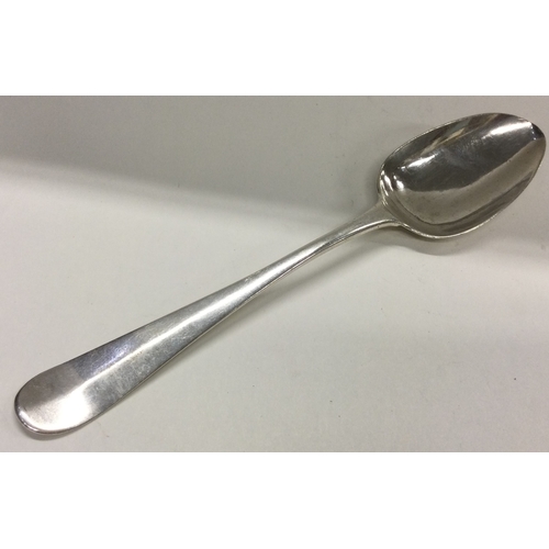 545 - BALTIMORE: An 18th Century American Provincial silver spoon. By Bailly. Maker's mark only. Approx. 5... 