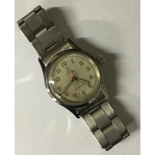 955 - TUDOR OYSTER: A good stainless steel midi sized wristwatch on strap. Numbered to watch 32760/4453. N... 