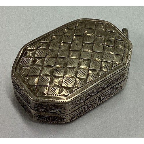 322 - A George III silver vinaigrette with filigree grill. Birmingham 1814. By Samuel Pemberton. Approx. 1... 