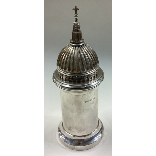 201 - A large rare novelty silver pepper mill commemorating The Salters' Company 600th Anniversary complet... 