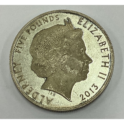 247 - A silver Elizabeth II Five Dollar coin inscribed 'The Faithful Companion of the Queen'. Approx. 28 g... 