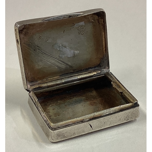 27 - A rare Victorian silver castle top double-sided vinaigrette. Approx. 19 grams. Est. £200 - £250.