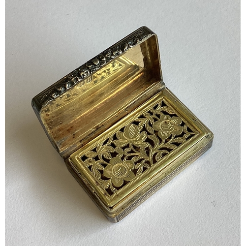 281 - A good quality silver vinaigrette. London 1823. By Charles Rawlings. Approx. 22 grams. Est. £120 - £... 