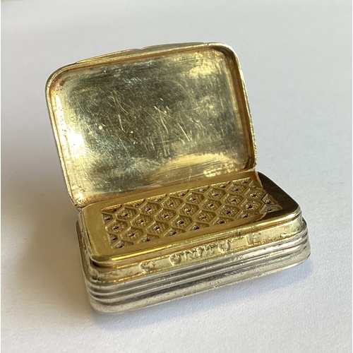 287 - A silver vinaigrette. Birmingham 1806. By Matthew Linwood. Approx. 20 grams. Est. £120 - £150.