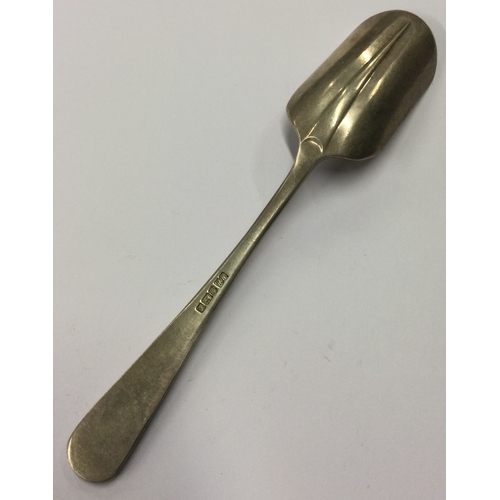 416 - An early silver rat tail stilton scoop. Approx. 54 grams. Est. £100 - £150.