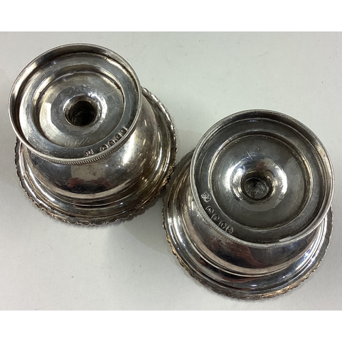 651 - A pair of Georgian silver salts. London 1806. By John Emes. Approx. 320 grams. Est. £200 - £250.