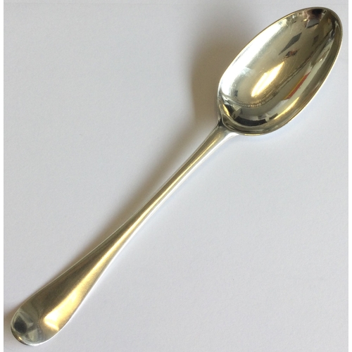 785 - EDINBURGH: A Scottish silver crested spoon. By Archibald Ure. Circa 1735. Approx. 69 grams. Est. £50... 