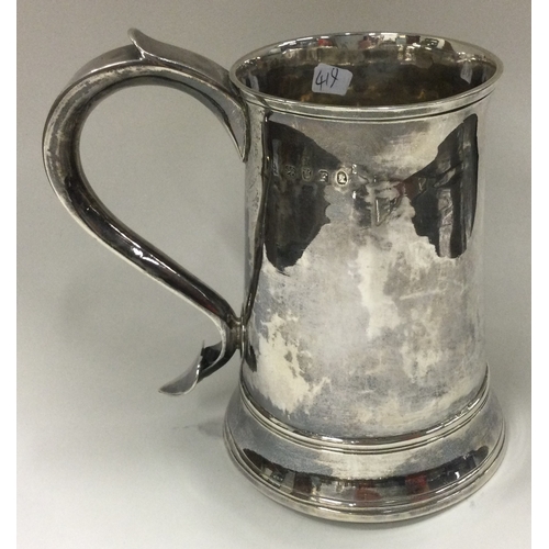 419 - PETER, ANN & WILLIAM BATEMAN: A George III silver tankard. London 1801. Approx. 371 grams. Est. £350... 