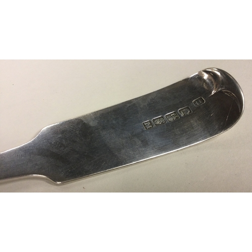 645 - DUBLIN: A good heavy Irish silver straining spoon. 1808. By John Pittar. Approx. 195 grams. Est. £25... 