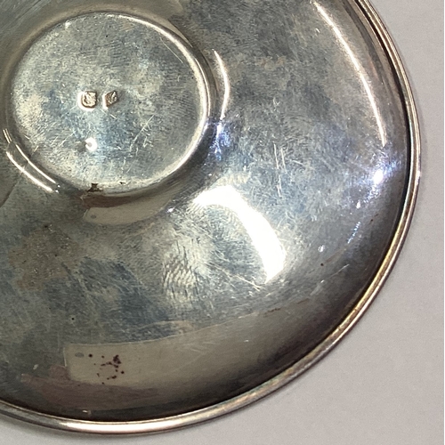 125 - An Aesthetic Movement French silver kiddush cup stand. Marked to base. Approx. 32 grams. Est. £50 - ... 