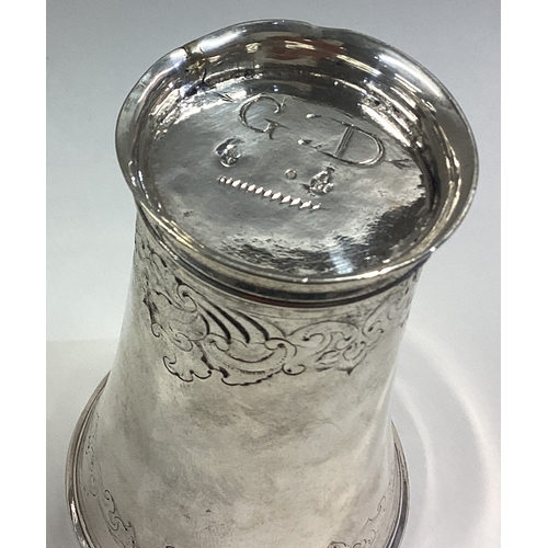 220 - AUGSBURG: An 18th Century silver beaker. Marked to base. 1739. Approx. 113 grams. Est. £600 - £800.