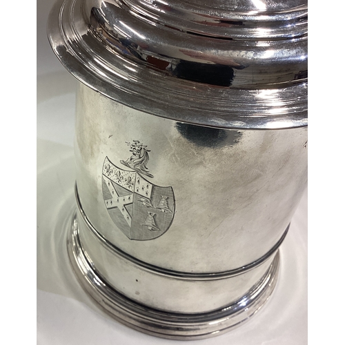 221 - A cylindrical George I silver tankard. London 1715. By Anthony Nelme. Approx. 706 grams. Est. £2000 ... 