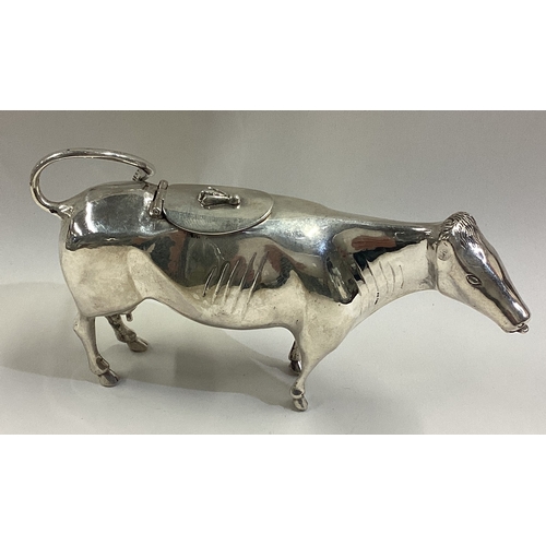 226 - A 19th Century Dutch silver cow creamer. Marked to base. Circa 1880. Approx. 92 grams. Est. £300 - £... 