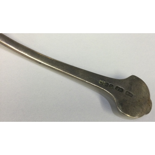 358 - An Art Nouveau silver sifter spoon. Sheffield 1919. By Josh Rose. Approx. 28 grams. Est. £40 - £60.