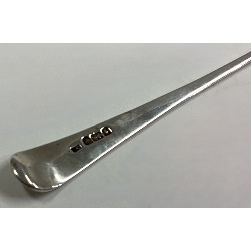 438 - A large 18th Century silver basting spoon. London 1784. By Richard Crossley. Approx. 99 grams. Est. ... 