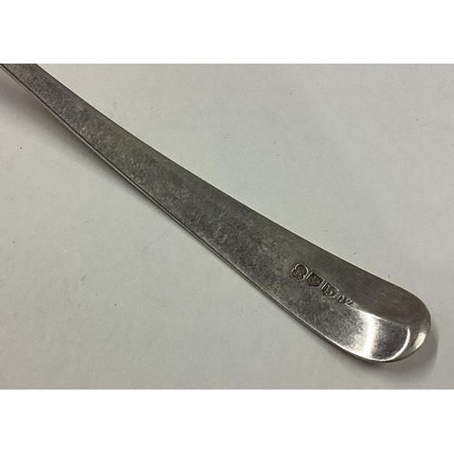 575 - EDINBURGH: A Scottish silver toddy ladle. Approx. 26 grams. Est. £40 - £60.