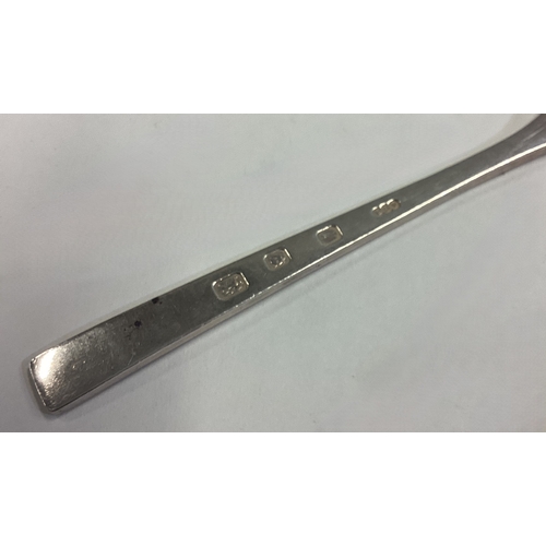 756 - A large silver fork. London 1966. By Gerald Benney. Approx. 70 grams. Est. £60 - £80.