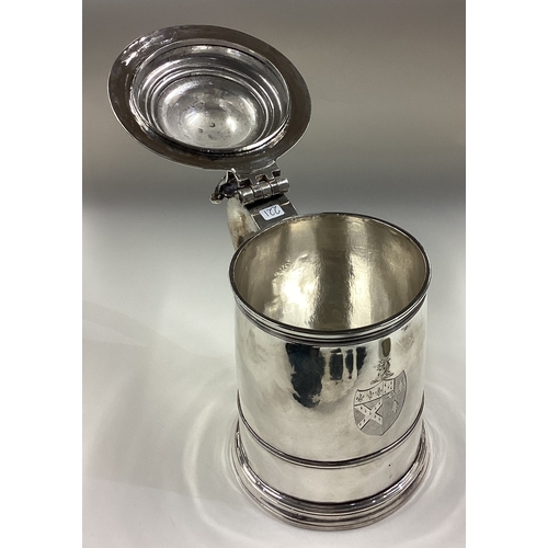 221 - A cylindrical George I silver tankard. London 1715. By Anthony Nelme. Approx. 706 grams. Est. £2000 ... 