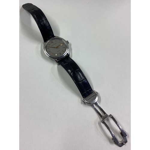 865 - LACROIX: A large gent's stainless steel wristwatch with date aperture. By Maurice LaCroix. Est. £100... 