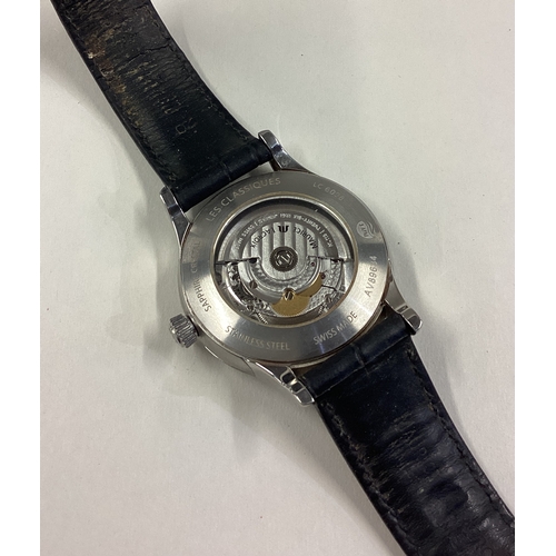 865 - LACROIX: A large gent's stainless steel wristwatch with date aperture. By Maurice LaCroix. Est. £100... 