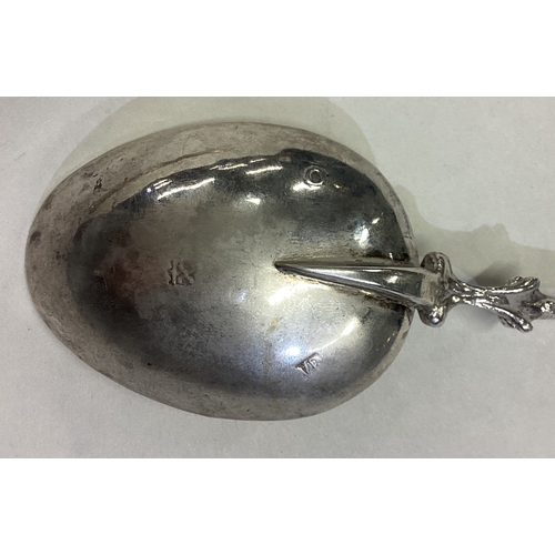 71 - An Antique silver spoon. Approx. 63 grams. Est. £50 - £80.