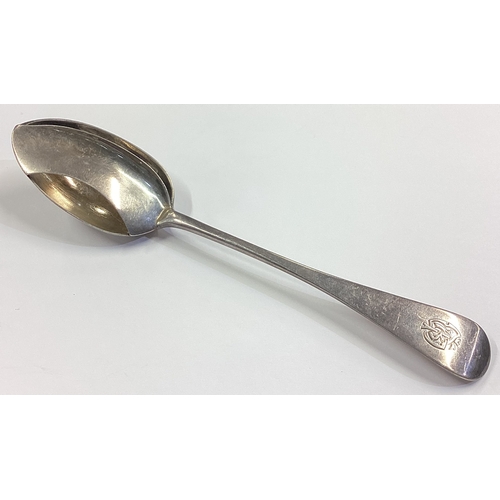 14 - A rare Victorian silver gravy spoon. London 1880. By George Adams. Approx. 73 grams. Est. £80 - £120... 