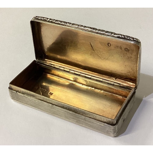 159 - An engine turned William IV silver snuff box. Birmingham 1827. By William Sumner. Approx. 70 grams. ... 