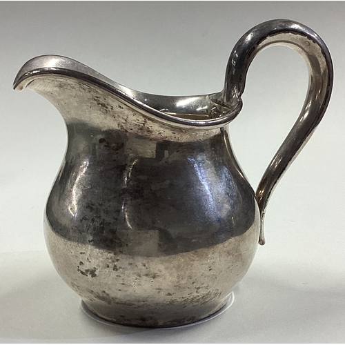 19 - A fine 19th Century Russian silver cream jug. Fully marked to base. Approx. 166 grams. Est. £200 - £... 