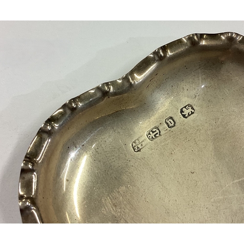 200 - A rare heart-shaped silver pin dish. Birmingham 1897. Approx. 14 grams. Est. £30 - £40.