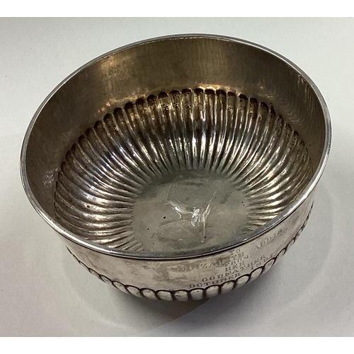 203 - WANG HING: A Chinese export silver bowl. Marked to base with retailer and character marks. Approx. 3... 