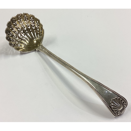 29 - A fine Victorian silver sifter spoon. London 1869. By George Adams. Approx. 43 grams. Est. £50 - £80... 