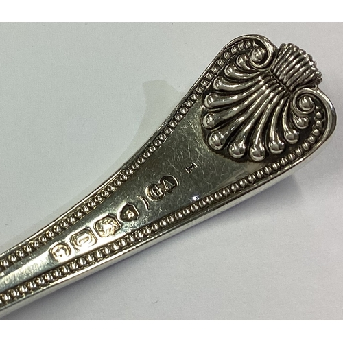 29 - A fine Victorian silver sifter spoon. London 1869. By George Adams. Approx. 43 grams. Est. £50 - £80... 