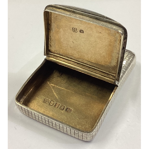 326 - A rare George III silver half opening snuff box. London 1801. By Thomas Phipps & Edward Robinson. Ap... 