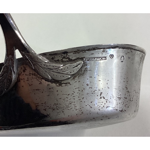 347 - An 18th Century Continental silver toddy ladle. Approx. 110 grams. Est. £200 - £300.