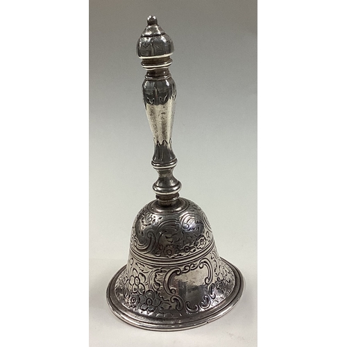 395 - A Victorian silver table bell. London 1838. By Charles Lias. Approx. 166 grams. Est. £500 - £800.