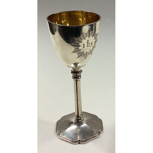 444 - A Victorian silver goblet. London 1878. Approx. 67 grams. Est. £70 - £80.