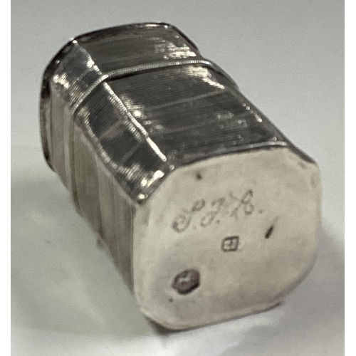 490 - A square 19th Century Dutch silver snuff box. Marked to interior. Approx. 20 grams. Est. £50 - £80.