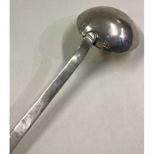 579 - AUGSBURG: An 18th Century German silver ladle. Approx. 16 grams. Est. £30 - £40.