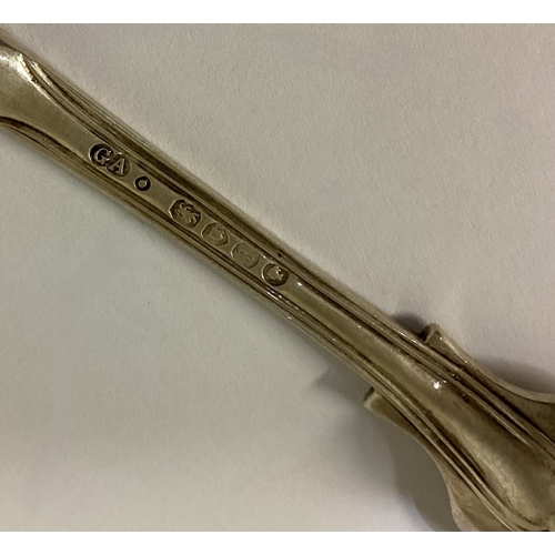 97 - A Victorian silver double-ended marrow scoop. London 1874. By George Adams. Approx. 43 grams. Est. £... 