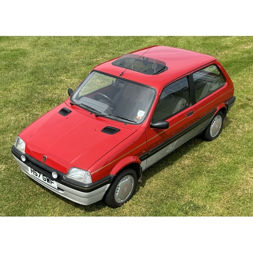 1 - A Limited Edition two-tone red and grey Rover 1.1s 1991 'Heinz 57' Metro. 5000 miles. One previous o... 