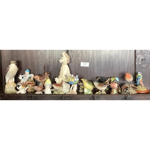 405 - A collection of Beswick birds etc. Est. £10 - £20.