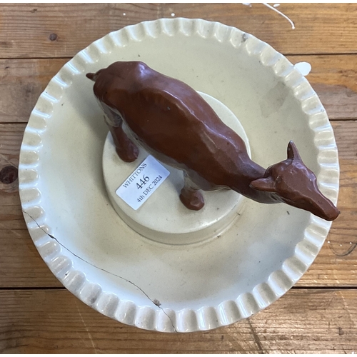 446 - A large novelty Camel ashtray. Est. £30 - £50.