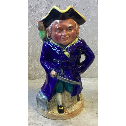 469 - A large and colourful Burlington ware Toby Jug in the form of a pirate. Approx. 27 cms high. £10 - £... 