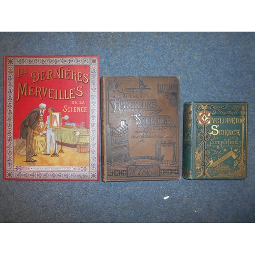 502 - BOOKS: BELLET, D.  Les Dernieres Merveiles De La Science  c.1898, Paris, plus  PEPPER, J. H.  Cycopa... 