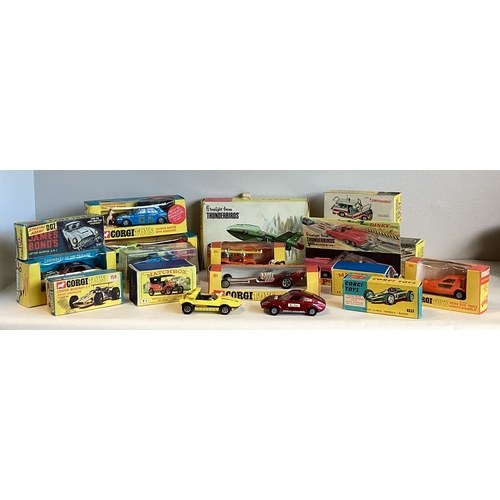 485A - A good collection of Corgi and other toy model cars. Est. £80 - £120.