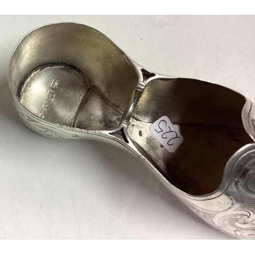 225 - A fine 19th Century Russian silver model of a shoe. Dated 1856. Fully marked. Approx. 58 grams. Est.... 