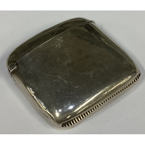 250 - A Victorian silver lighter in the form of a vesta case. Birmingham 1899. By Joseph Gloster & Son. Ap... 