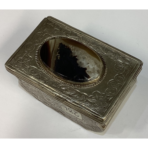 286 - A rare Indian silver and enamelled snuff box. Approx. 61 grams. Est. £100 - £150.