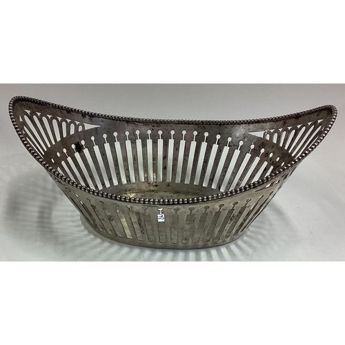 408 - An Antique Dutch silver basket. Marked to base. Approx. 91 grams. Est. £80 - £120.