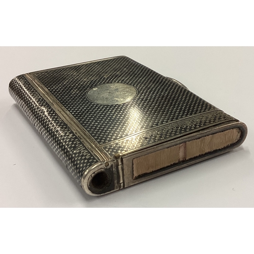 53 - A Russian silver and Niello combination cigar case. Approx. 165 grams. Est. £200 - £300.